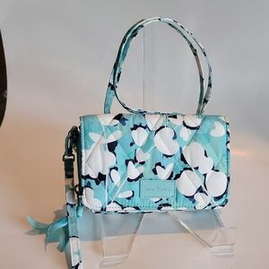 VERA BRADLEY  3-IN-1 CROSSBODY BAG IN THE CUT VINES COOL PATTERN